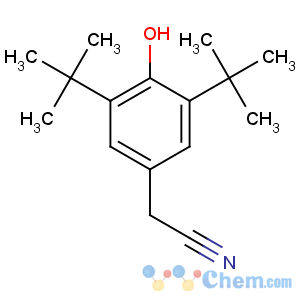 CAS No:1611-07-0 2-(3,5-ditert-butyl-4-hydroxyphenyl)acetonitrile