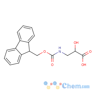 CAS No:161125-36-6 3-(9H-fluoren-9-ylmethoxycarbonylamino)-2-hydroxypropanoic acid