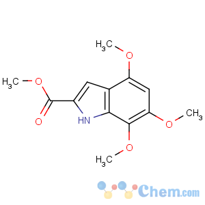 CAS No:161156-00-9 methyl 4,6,7-trimethoxy-1H-indole-2-carboxylate