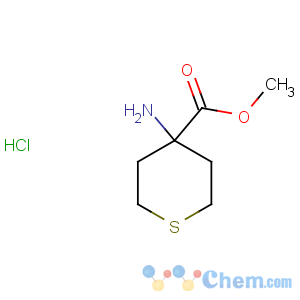 CAS No:161315-14-6 2H-Thiopyran-4-carboxylicacid, 4-aminotetrahydro-, methyl ester, hydrochloride (1:1)