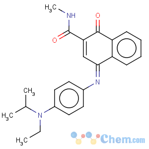 CAS No:161358-44-7 2-Naphthalenecarboxamide,4-[[4-[ethyl(1-methylethyl)amino]phenyl]imino]-1,4-dihydro-N-methyl-1-oxo-