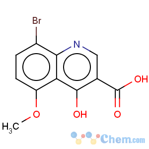 CAS No:161405-29-4 3-Quinolinecarboxylicacid, 8-bromo-4-hydroxy-5-methoxy-