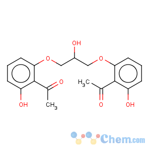 CAS No:16150-44-0 Ethanone,1,1'-[(2-hydroxy-1,3-propanediyl)bis[oxy(6-hydroxy-2,1-phenylene)]]bis-