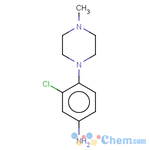 CAS No:16154-72-6 Benzenamine,3-chloro-4-(4-methyl-1-piperazinyl)-