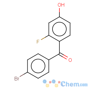 CAS No:161581-99-3 Methanone,(4-bromophenyl)(2-fluoro-4-hydroxyphenyl)-