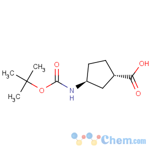 CAS No:161601-29-2 Cyclopentanecarboxylicacid, 3-[[(1,1-dimethylethoxy)carbonyl]amino]-, (1S,3S)-