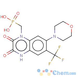 CAS No:161605-73-8 Phosphonic acid,P-[[3,4-dihydro-7-(4-morpholinyl)-2,3-dioxo-6-(trifluoromethyl)-1(2H)-quinoxalinyl]methyl]-