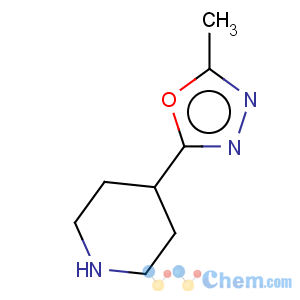 CAS No:161609-79-6 Piperidine,4-(5-methyl-1,3,4-oxadiazol-2-yl)-