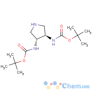 CAS No:161723-00-8 Carbamic acid,(3R,4R)-3,4-pyrrolidinediylbis-, bis(1,1-dimethylethyl) ester (9CI)
