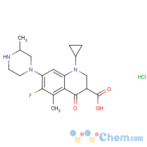 CAS No:161967-81-3 Grepafloxacin hydrochloride