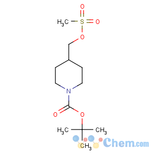 CAS No:161975-39-9 tert-butyl 4-(methylsulfonyloxymethyl)piperidine-1-carboxylate