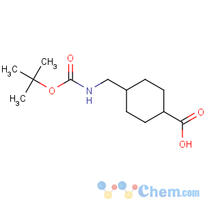 CAS No:162046-58-4 4-[[(2-methylpropan-2-yl)oxycarbonylamino]methyl]cyclohexane-1-<br />carboxylic acid