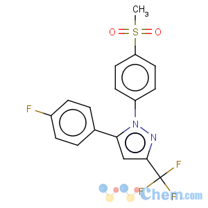 CAS No:162054-19-5 1H-Pyrazole,5-(4-fluorophenyl)-1-[4-(methylsulfonyl)phenyl]-3-(trifluoromethyl)-