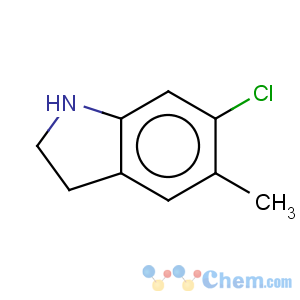CAS No:162100-44-9 1H-Indole,6-chloro-2,3-dihydro-5-methyl-