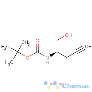 CAS No:162107-49-5 Carbamic acid,N-[(1R)-1-(hydroxymethyl)-2-propyn-1-yl]-, 1,1-dimethylethyl ester