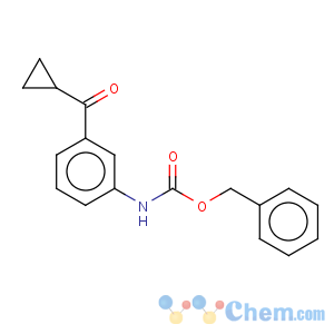 CAS No:162174-76-7 (3-cyclopropanecarbonyl-phenyl)-carbamic acid benzyl ester