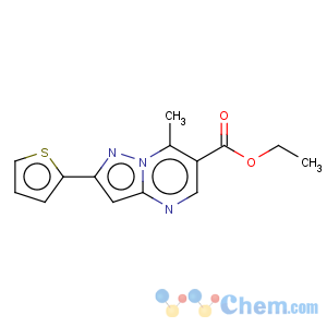 CAS No:162286-69-3 Ethyl 7-methyl-2-(2-thienyl)pyrazolo[1,5-a]pyrimidine-6-carboxylate