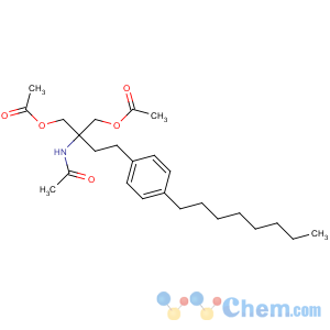 CAS No:162358-09-0 [2-acetamido-2-(acetyloxymethyl)-4-(4-octylphenyl)butyl] acetate