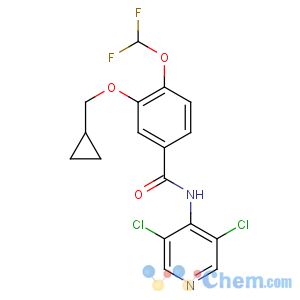 CAS No:162401-32-3 3-(cyclopropylmethoxy)-N-(3,<br />5-dichloropyridin-4-yl)-4-(difluoromethoxy)benzamide