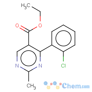 CAS No:162509-17-3 ethyl-2-methyl-4-(2-chlorophenyl)-5-pyrimidine carboxylate