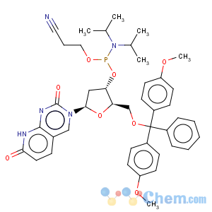 CAS No:162585-09-3 Pyrido[2,3-d]pyrimidine-2,7(1H,3H)-dione,3-[5-O-[bis(4-methoxyphenyl)phenylmethyl]-3-O-[[bis(1-methylethyl)amino](2-cyanoethoxy)phosphino]-2-deoxy-b-D-erythro-pentofuranosyl]-