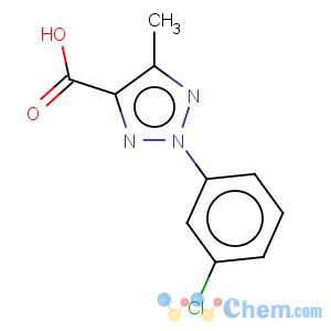 CAS No:1627-90-3 2H-1,2,3-Triazole-4-carboxylicacid, 2-(3-chlorophenyl)-5-methyl-