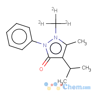 CAS No:162935-29-7 3H-Pyrazol-3-one,1,2-dihydro-5-methyl-1-(methyl-d3)-4-(1-methylethyl)-2-phenyl- (9CI)