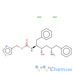 CAS No:162990-03-6 Carbamicacid, [(1S,2S,4S)-4-amino-2-hydroxy-5-phenyl-1-(phenylmethyl)pentyl]-,5-thiazolylmethyl ester, dihydrochloride (9CI)