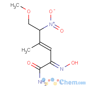 CAS No:163032-70-0 3-Hexenamide,2-(hydroxyimino)-6-methoxy-4-methyl-5-nitro-, (3E)- (9CI)