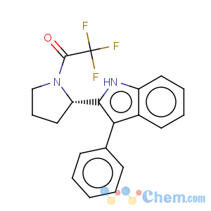 CAS No:163064-67-3 Pyrrolidine,2-(3-phenyl-1H-indol-2-yl)-1-(trifluoroacetyl)-, (2S)- (9CI)