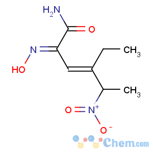 CAS No:163180-49-2 3-Hexenamide,4-ethyl-2-(hydroxyimino)-5-nitro-, (2E,3E)-