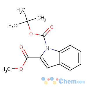 CAS No:163229-48-9 1-O-tert-butyl 2-O-methyl indole-1,2-dicarboxylate