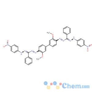 CAS No:16325-01-2 Diazene,1,1'-(3,3'-dimethoxy[1,1'-biphenyl]-4,4'-diyl)bis[2-[[2-(4-nitrophenyl)hydrazinylidene]phenylmethyl]-