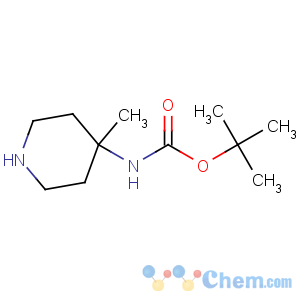 CAS No:163271-08-7 tert-butyl N-(4-methylpiperidin-4-yl)carbamate