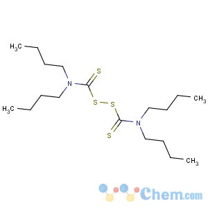 CAS No:1634-02-2 dibutylcarbamothioylsulfanyl N,N-dibutylcarbamodithioate