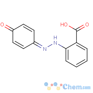 CAS No:1634-82-8 2-[2-(4-oxocyclohexa-2,5-dien-1-ylidene)hydrazinyl]benzoic acid