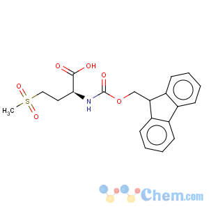 CAS No:163437-14-7 Butanoic acid,2-[[(9H-fluoren-9-ylmethoxy)carbonyl]amino]-4-(methylsulfonyl)-, (2S)-