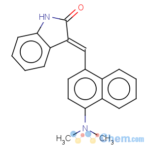 CAS No:163655-37-6 2H-Indol-2-one,3-[[4-(dimethylamino)-1-naphthalenyl]methylene]-1,3-dihydro-