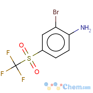 CAS No:16368-43-7 Benzenamine,2-bromo-4-[(trifluoromethyl)sulfonyl]-