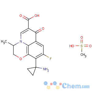 CAS No:163680-77-1 Pazufloxacin mesilate