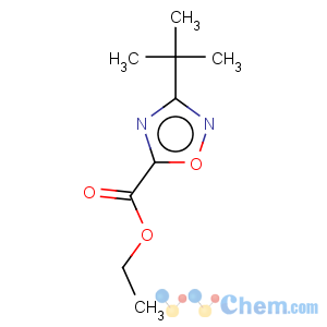 CAS No:163719-73-1 1,2,4-Oxadiazole-5-carboxylicacid, 3-(1,1-dimethylethyl)-, ethyl ester
