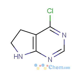 CAS No:16372-08-0 4-chloro-6,7-dihydro-5H-pyrrolo[2,3-d]pyrimidine