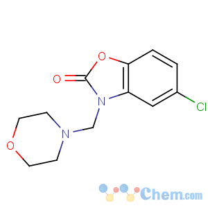 CAS No:16376-61-7 2(3H)-Benzoxazolone,5-chloro-3-(4-morpholinylmethyl)-