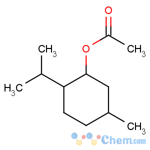 CAS No:16409-45-3 (5-methyl-2-propan-2-ylcyclohexyl) acetate