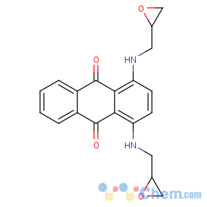 CAS No:164119-81-7 1,4-bis(oxiran-2-ylmethylamino)anthracene-9,10-dione