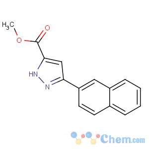 CAS No:164295-93-6 methyl 3-naphthalen-2-yl-1H-pyrazole-5-carboxylate