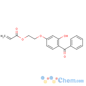 CAS No:16432-81-8 2-(4-benzoyl-3-hydroxyphenoxy)ethyl prop-2-enoate