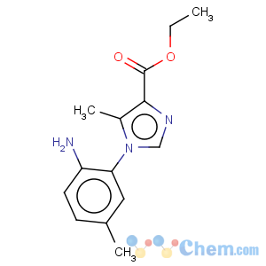CAS No:164330-69-2 1H-Imidazole-4-carboxylicacid, 1-(2-amino-5-methylphenyl)-5-methyl-, ethyl ester