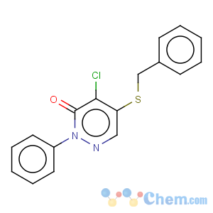 CAS No:16461-34-0 3(2H)-Pyridazinone,4-chloro-2-phenyl-5-[(phenylmethyl)thio]-