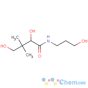 CAS No:16485-10-2 2,4-dihydroxy-N-(3-hydroxypropyl)-3,3-dimethylbutanamide